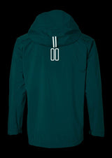 Basil Skane Herren Regenjacke teal green M - atmungsaktiv & wasserdicht (10.000 WP/MVP), T-Fabric mit DWR-Beschichtung, ergonomischer Schnitt, reflektierend & helmtauglich