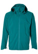 Basil Skane Herren Regenjacke teal green M - atmungsaktiv & wasserdicht (10.000 WP/MVP), T-Fabric mit DWR-Beschichtung, ergonomischer Schnitt, reflektierend & helmtauglich