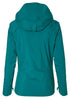 Basil Skane Damen Regenjacke teal green XL - wasserdicht & atmungsaktiv (10.000 WP/MVP), T-Fabric mit DWR-Beschichtung, taillierter Schnitt, reflektierend & helmtauglich