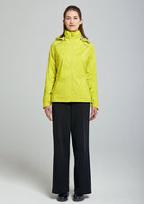 Basil Skane HiVis Damen Regenjacke neongelb XS - 360° reflektierend
