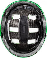 Uvex Kid 3 Fahrradhelm 51-55 cm - Dirtbike Green - robuster Hartschalenhelm mit optimaler Belüftung, IAS-Größenanpassung, FAS-Gurtband und Monomatic-Verschluss für sicheren Sitz