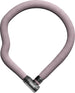 Abus Fahrradschloss Goose Lock 4204K/110 rosemauve, flexibler Textilschlauch, 110 cm Länge, inkl. 2 Schlüssel, hoher Komfort & Style