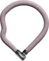 Abus Fahrradschloss Goose Lock 4204K/110 rosemauve, flexibler Textilschlauch, 110 cm Länge, inkl. 2 Schlüssel, hoher Komfort & Style