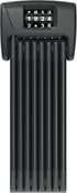 Kombinations-Faltschloss BORDO Combo 6000C/120, Abus, Stahl, L=1.200mm, B=5mm, Halter, schwarz, Abus, 99926