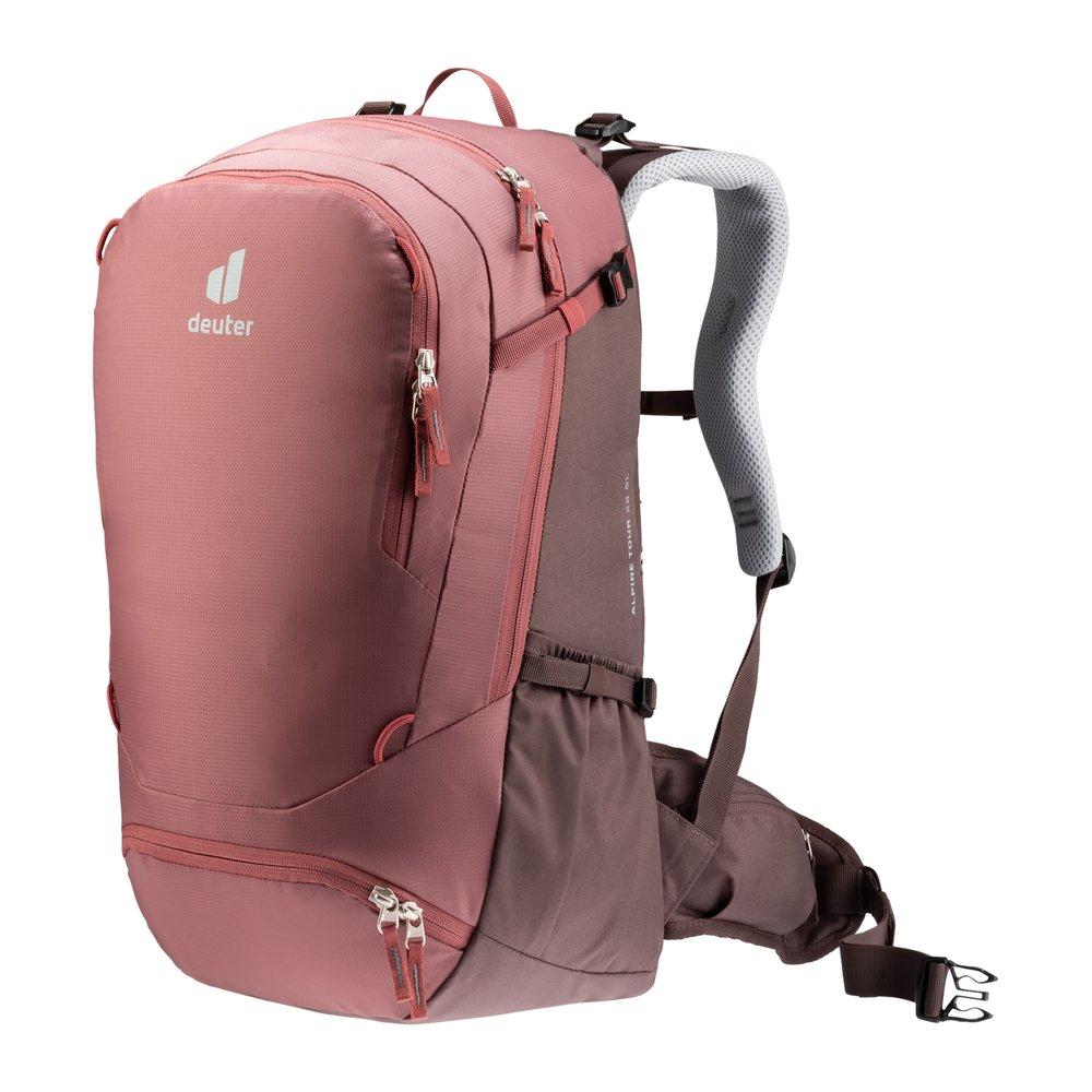 Deuter Alpine Tour 28 SL Rucksack 28 Liter raisin-caspia - Tourenrucksack Damen, Airstripes Rücken, viele Fächer & Wasserblase kompatibel