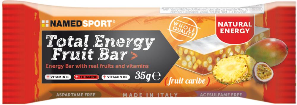 NAMEDSPORT TOTAL ENERGY FRUIT BAR Fruit Caribe 25 - schneller Energie-Riegel für Ausdauer