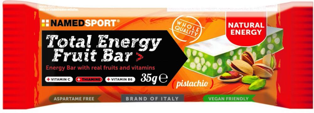 NAMEDSPORT TOTAL ENERGY FRUIT BAR Pistachio 25 x 35 g - schnelle Energie für Ausdauersport