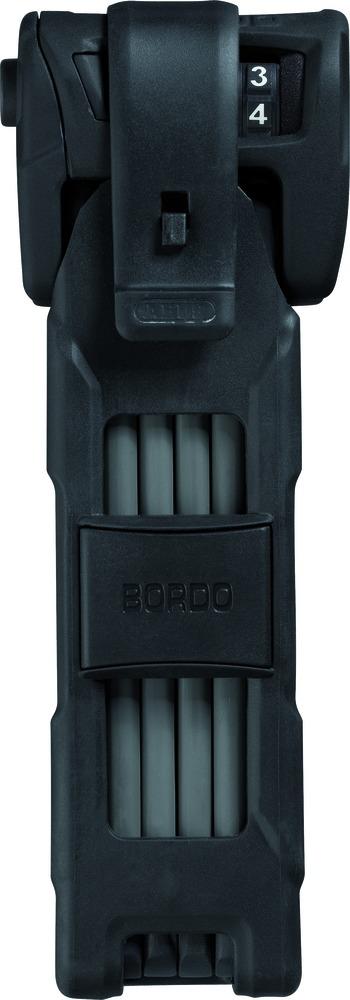 Abus Faltschloss Bordo Combo 6100 ST schwarz 90 cm