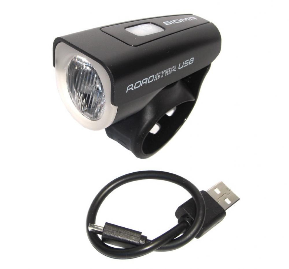 Sigma Frontscheinwerfer Roadster USB StVZO