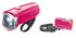 LED-Batterie-Leuchte Trelock I-Go Sport LS 350/LS 710 Kombi pink mit Batterien