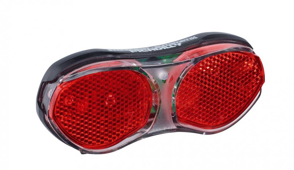 Büchel Standrücklicht Piccadilly mit LED f. Gepäckträger StVZO