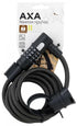 Axa Spiralkabelschloss Newton 150 Code Länge 150 cm D 10 mm schwarz