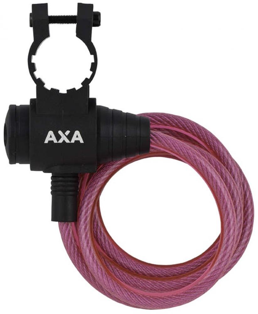 Axa Spiralkabelschloss AXA Zipp 120 Länge 120 cm D 8 mm purple