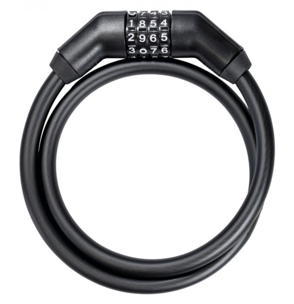 Trelock Zahlenkabelschloss 85 cm D 12 mm KS 260/85/12 schwarz mit Halter