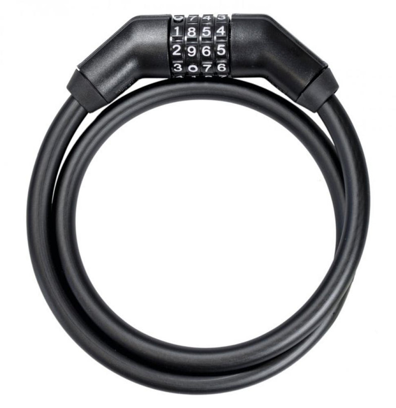 Trelock Zahlenkabelschloss 85 cm D 12 mm KS 260/85/12 schwarz mit Halter