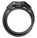 Trelock Zahlenkabelschloss 85 cm D 12 mm KS 260/85/12 schwarz mit Halter
