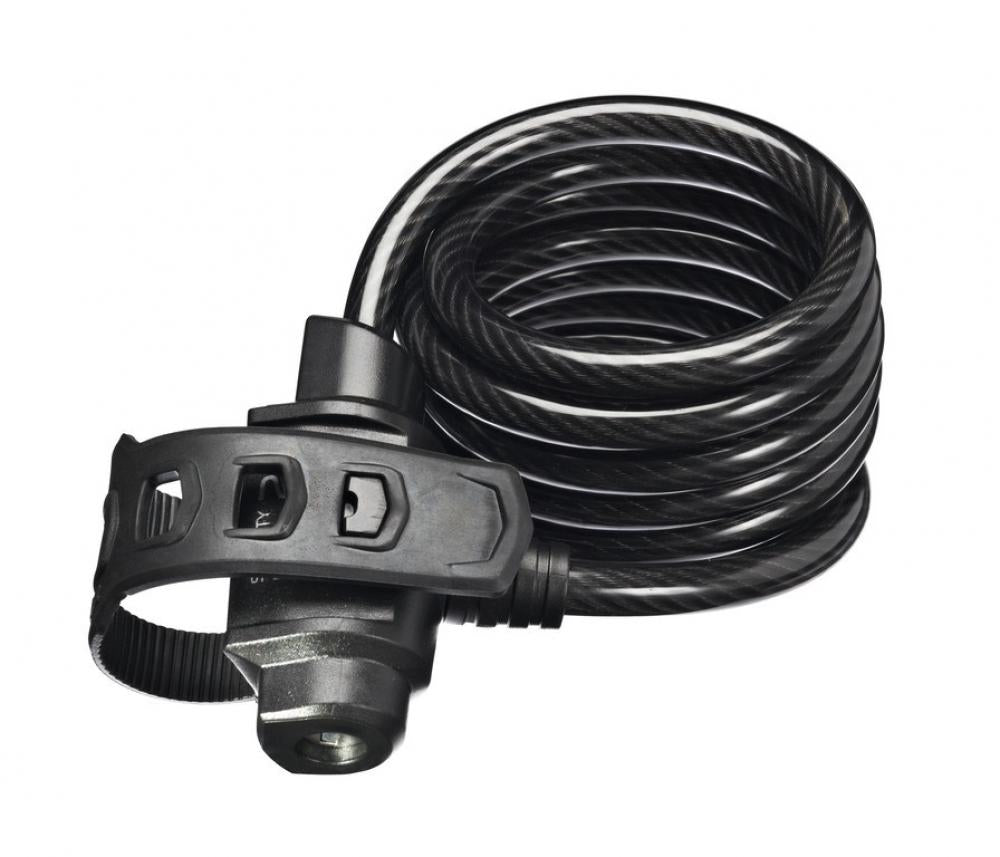 Trelock Spiralkabelschloss 180 cm D 10 mm SK 222/180/10 FIXXGO black