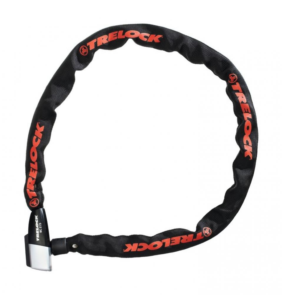 Trelock Kettenschloss 110 cm D 6 mm BC 215/110/6 schwarz ohne Halter