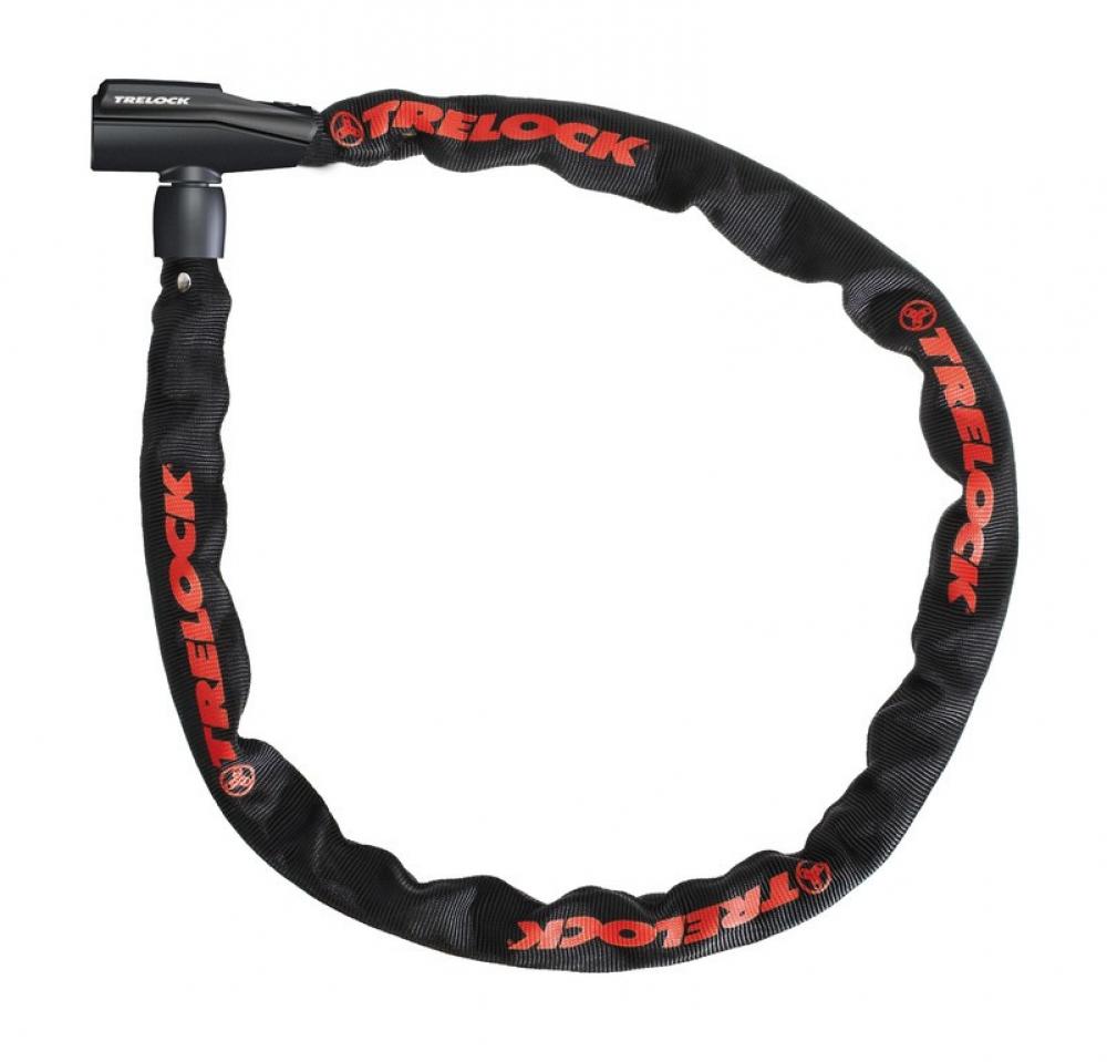Trelock Kettenschloss 110 cm D 5 mm BC 260/110/5 schwarz ohne Halter