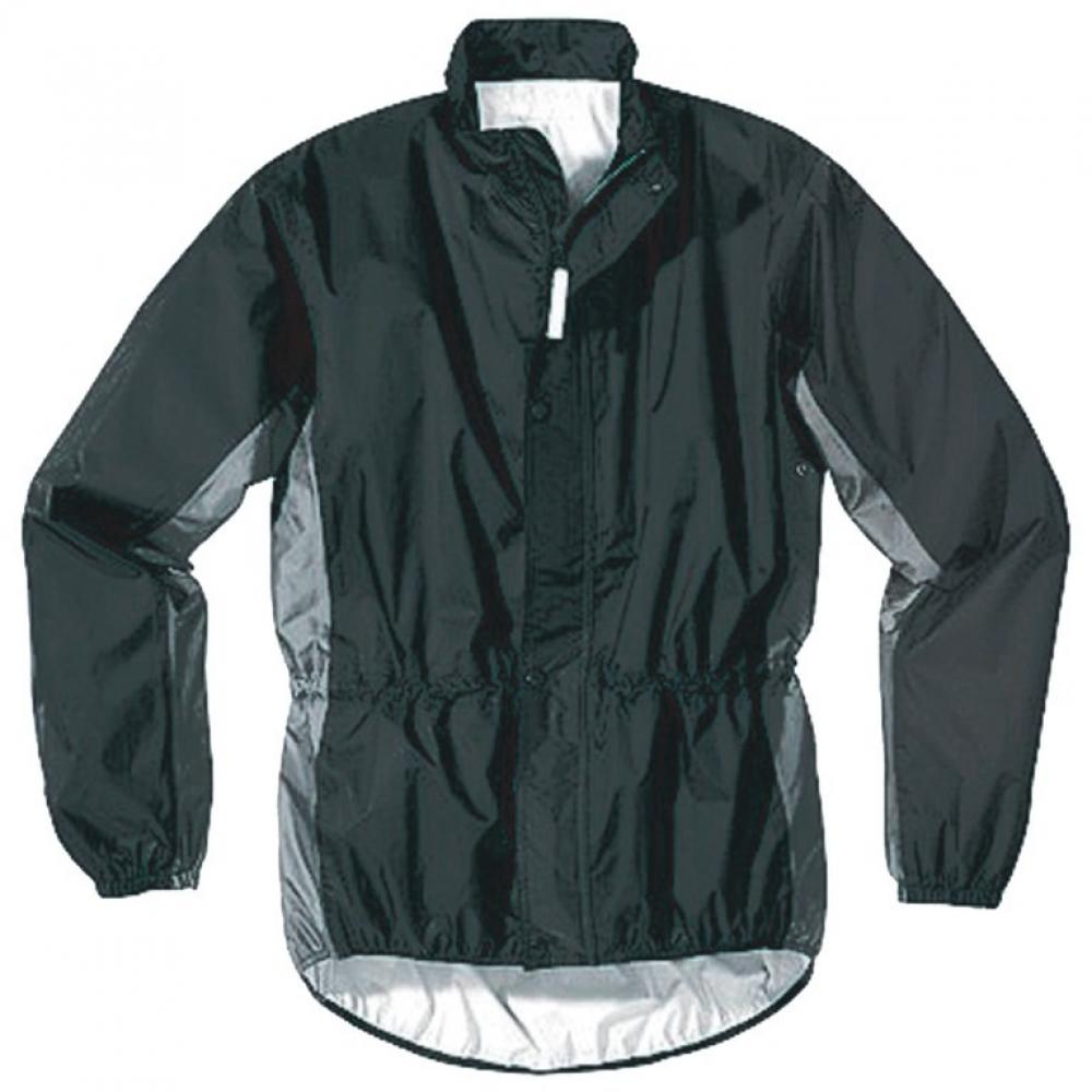 HOCK Rain Guard Regenjacke schwarz / Dolomit XL - wasserdichte Bike-/Outdoor-Jacke mit verschweißten Nähten, atmungsaktiv & wetterfest