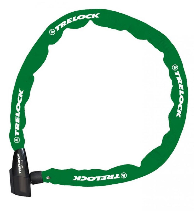 Trelock Kettenschloss 60 cm D 4 mm BC 115/60/4 grün ohne Halter