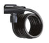 Trelock Spiralkabelschloss 180 cm D 13 mm SK 360/180/13 schwarz mit Halter ZK 432
