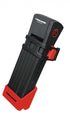 Trelock Faltschloss TWO.GO mit Halter FS 200/75 mit Halter rot ZF200 Schlüssel