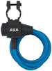 Axa Spiralkabelschloss Zipp 120 Länge 120 cm D 8 mm blau