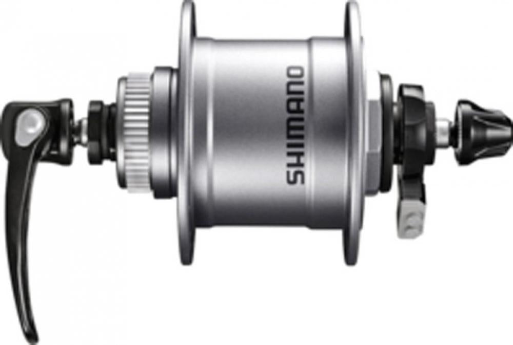 VR-Nabendynamo Shimano DHT4050 100mm, 36 Loch, Centerl,1,5 W sil.SNSP