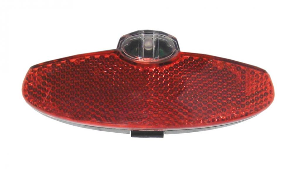 Standrücklicht Rondo Plus mit LED f. Gepäckträger,m.Standlicht+Kondensator Stvzo