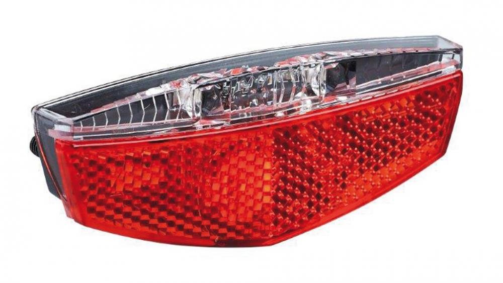Büchel Dynamo LED-Rücklicht Tivoli m. Standlicht Gepäckträgerbefestigung 50-80 mm Stvzo