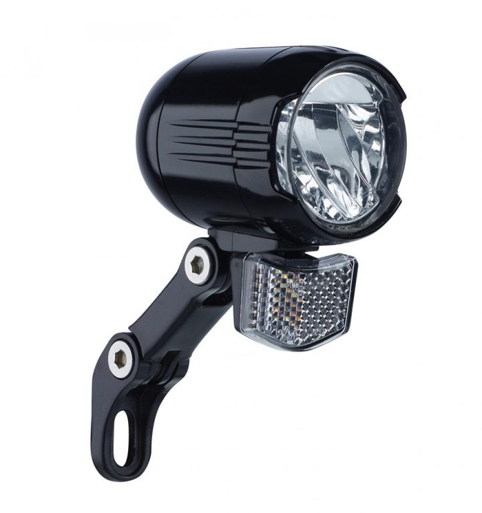 Büchel LED-Scheinwerfer Shiny 120 mit Halter ca.120 Lux E-Bike Version