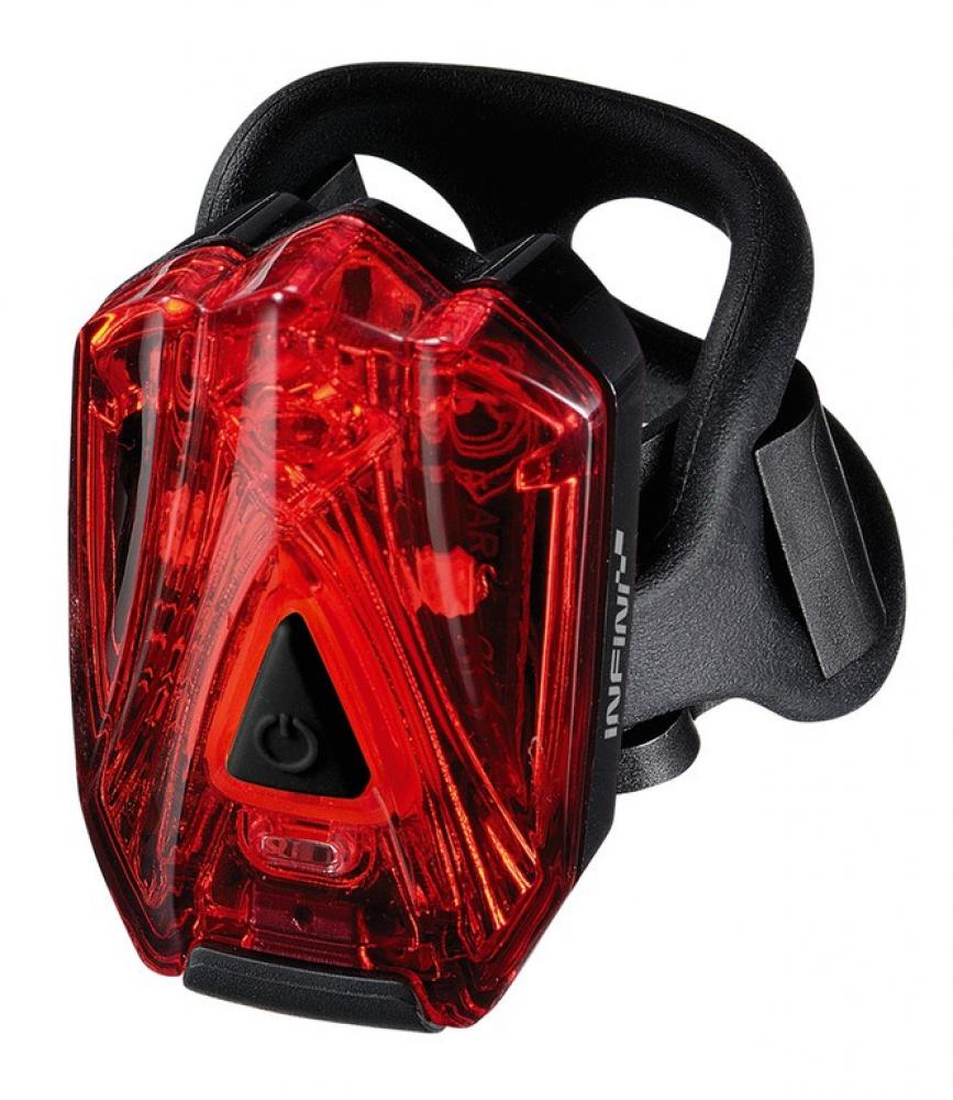 Saftey light Infini I-260 Lava rote LEDs, schwarz, USB-Anschluss Stvzo