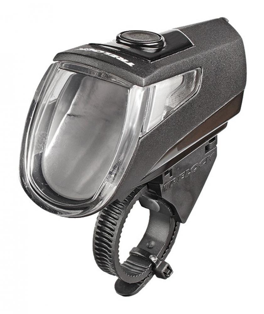 Trelock LED-Akku-Leuchte I-go Eco LS 360 schwarz mit Halter ZL 760 25 Lux STVZO