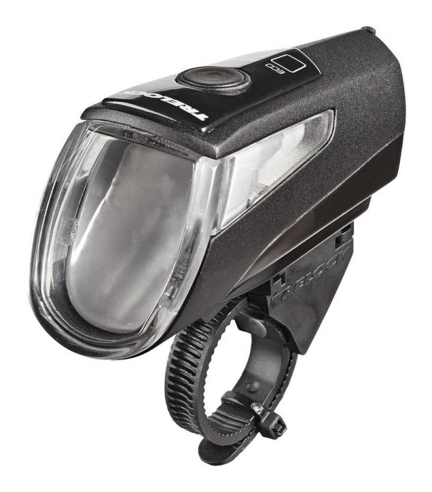 Trelock LED-Akku-Leuchte I-go Power LS 460 schwarz mit Halter ZL 760 40 Lux STVZO