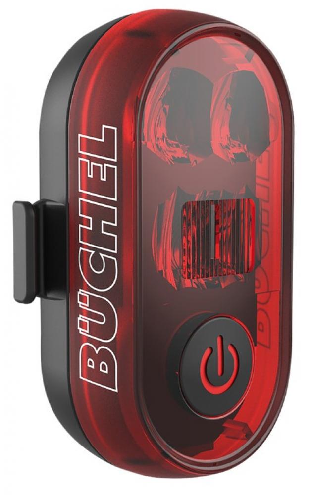 Büchel LED Akku Rücklicht Micro Lens Büchel für Sattelstützen Befestigung StVZO