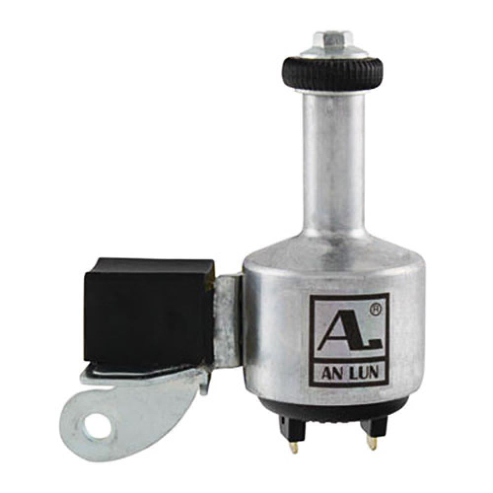 Dynamo Anlun mit Gummirolle, Montage links, Messingschlager, 460106