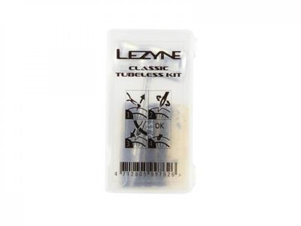 LEZYNE Flickzeug Classic Tubeless Kit 5x Tire Plug Gummistreifen silber