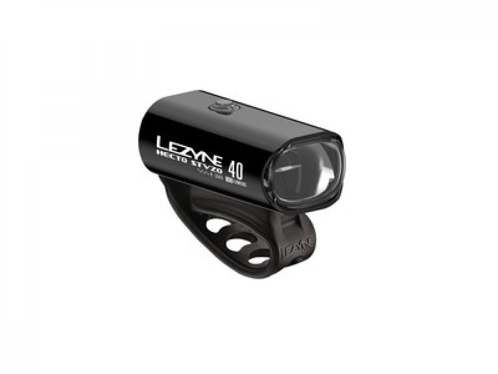 Lezyne Front Scheinwerfer  Hecto Drive 40 StVZO 40-Lumen schwarz-glänzend Akku