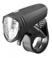 AXA Greenline 25 Lux LED-Fahrrad-Frontlicht, USB-aufladbar, StVZO-zugelassen, schwarz, 7 Stunden Leuchtdauer, 2 Stunden Ladezeit, flexibles Befestigungsband für 22-32 mm Lenker