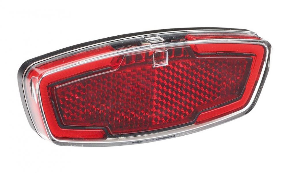 Büchel LED-Rücklicht Wing m. Standlicht f. Gepäckträger-Befest. Dynamo StVZO