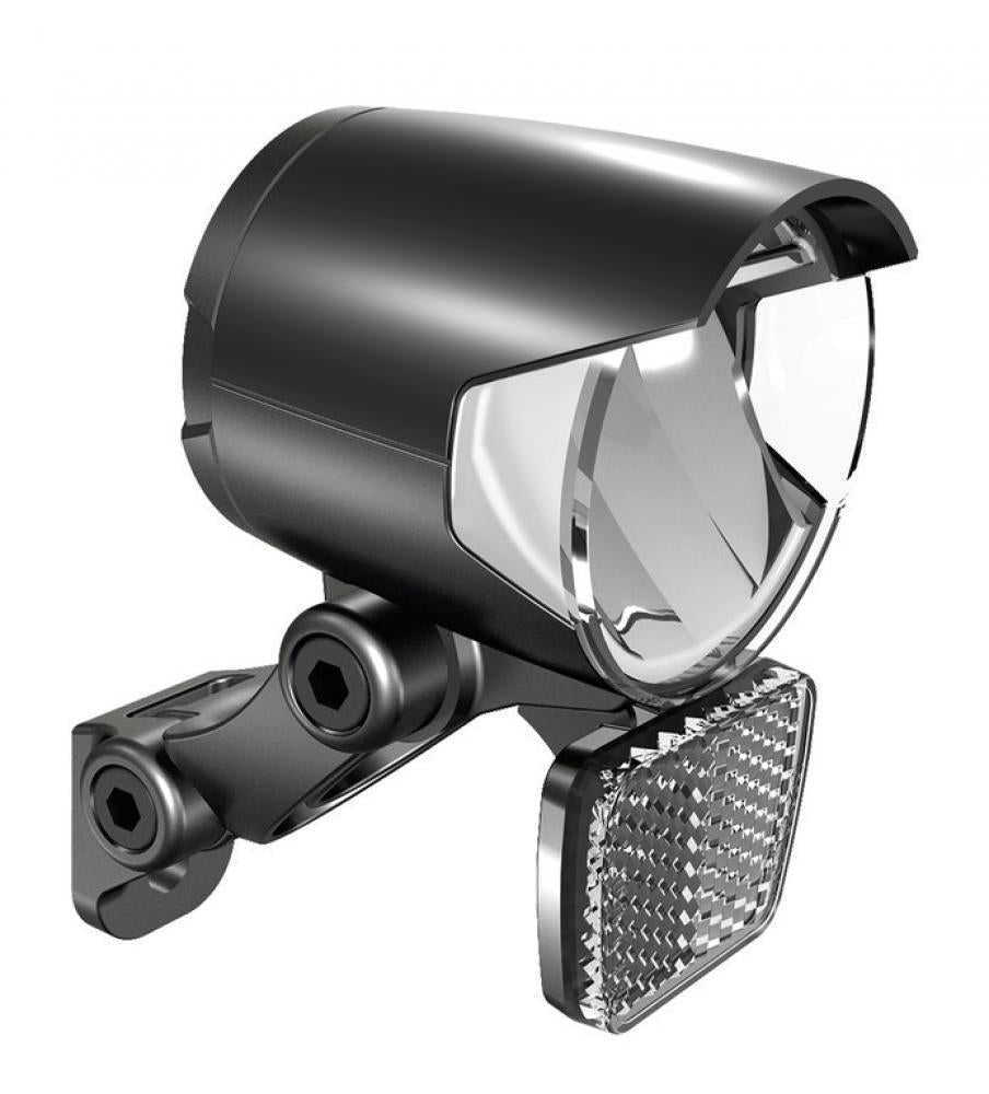 Herrmans Frontscheinwerfer H-Black MR4 D Dynamo schwarz on/off Standlicht