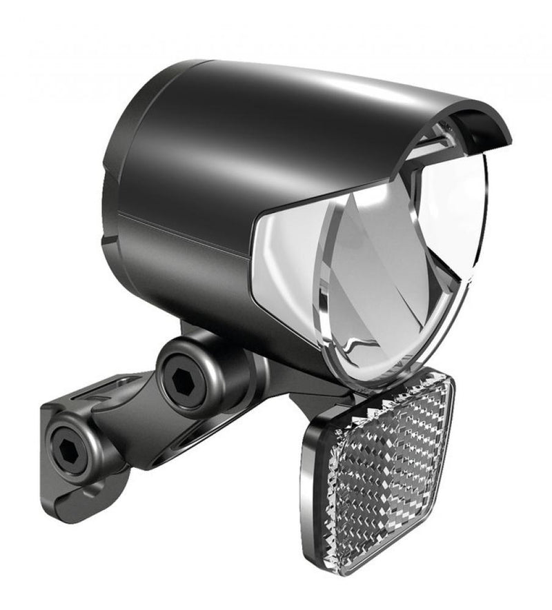 Herrmans Frontscheinwerfer H-Black MR4 D Dynamo schwarz on/off Standlicht