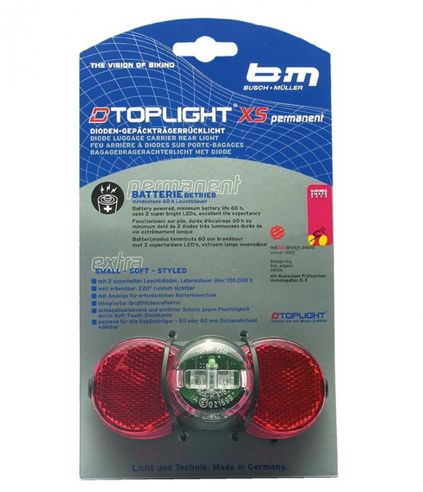 Busch&Müller b&M Batterie-Rücklicht D-Toplight XS permanent Stvzo
