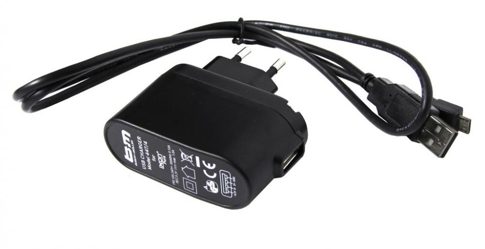 Busch&Müller B&M Bumm Ladegerät für Ixon Pure Netzgerät und Kabel USB auf Micro USB