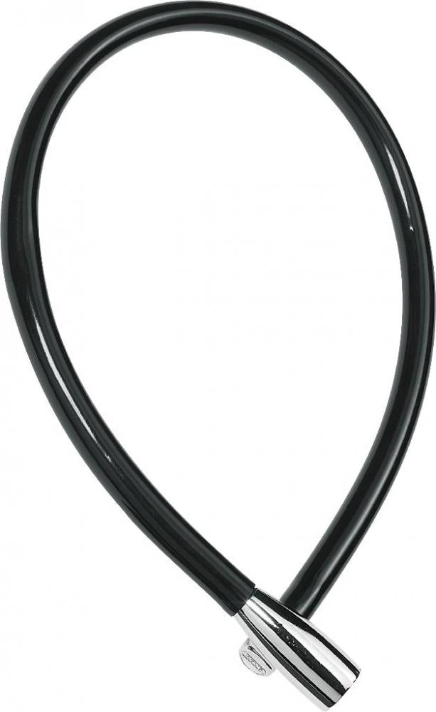 Abus Kabelschloss 1900 Security Level 1 Farbe schwarz Länge 55 cm 6 mm starkes Stahlkabel
