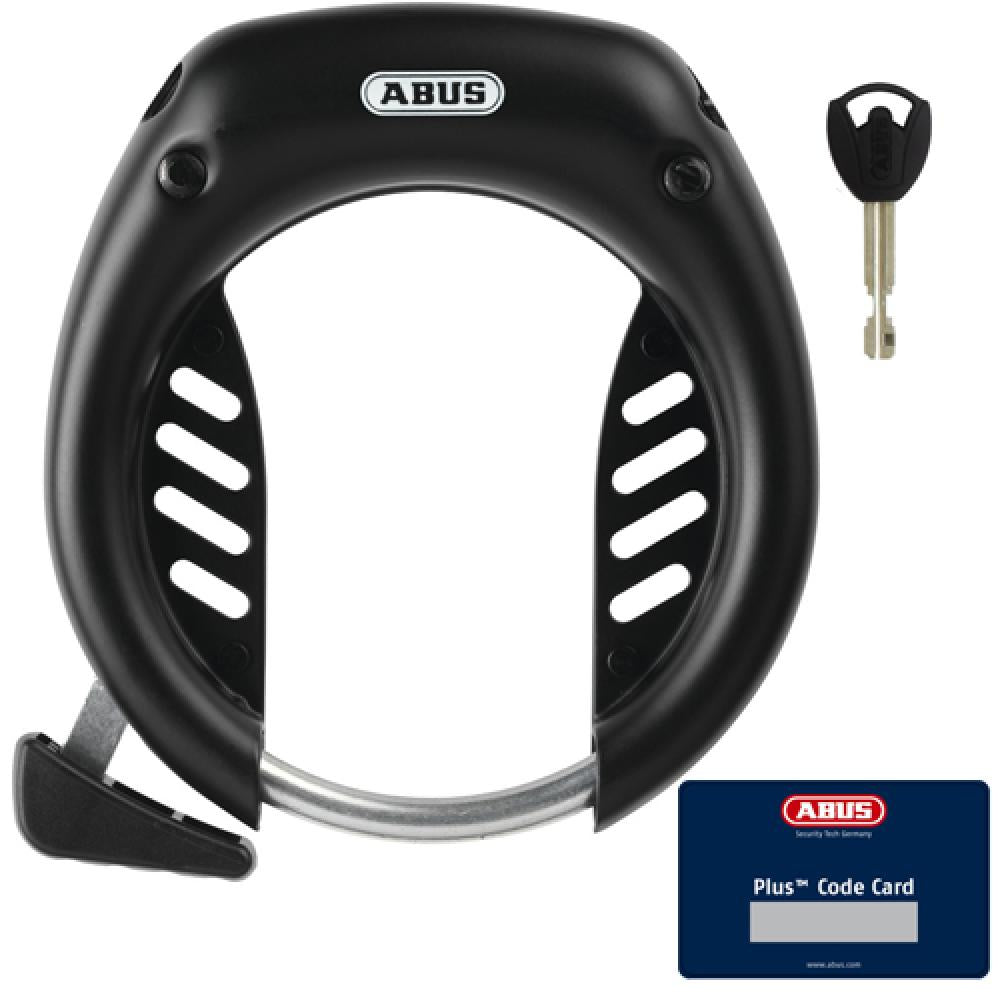 Abus Rahmenschloss 5750L Shield Plus R OEM  B 78 mm H 109 mm D 8,5 mm schwarz