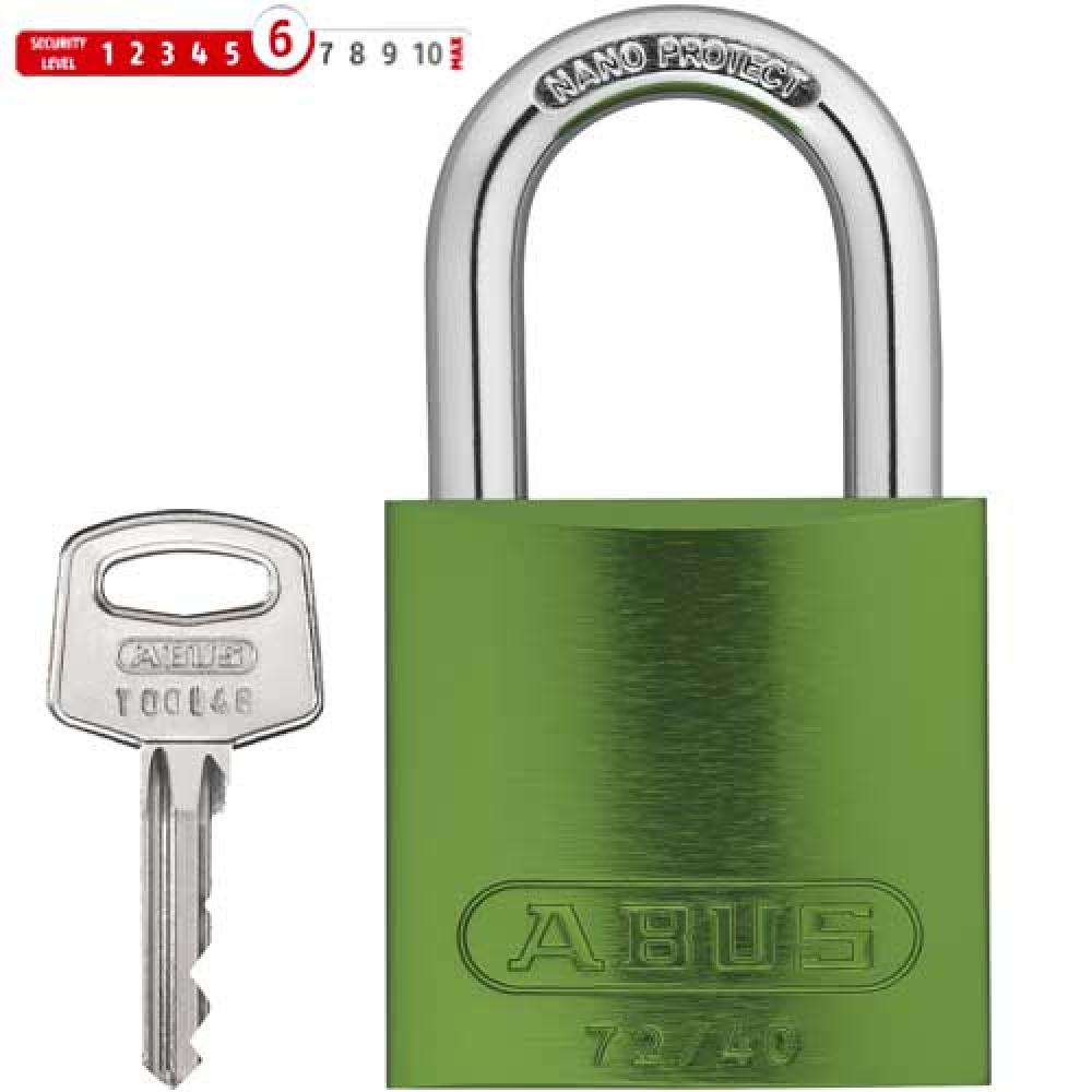 Abus Vorhängeschloss TITALIUM 72 grün