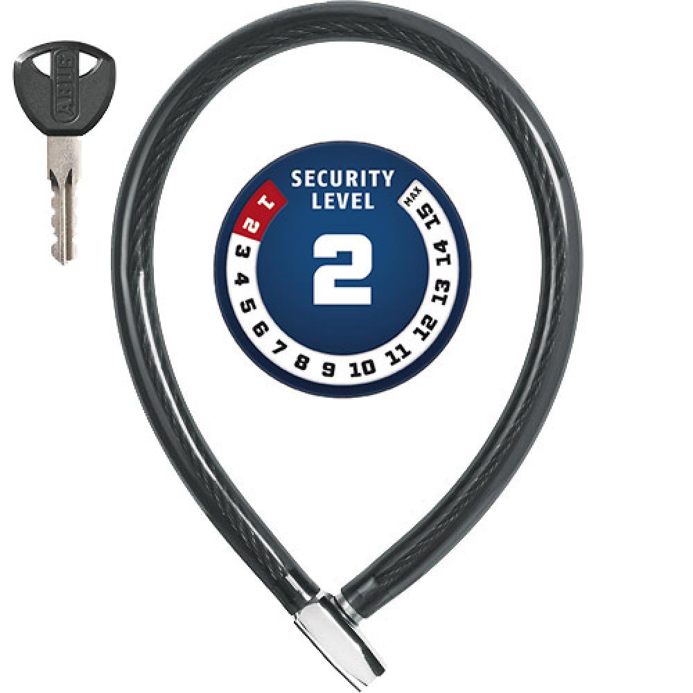 Abus Kabelschloss 650 L 65 cm D 8 mm schwarz