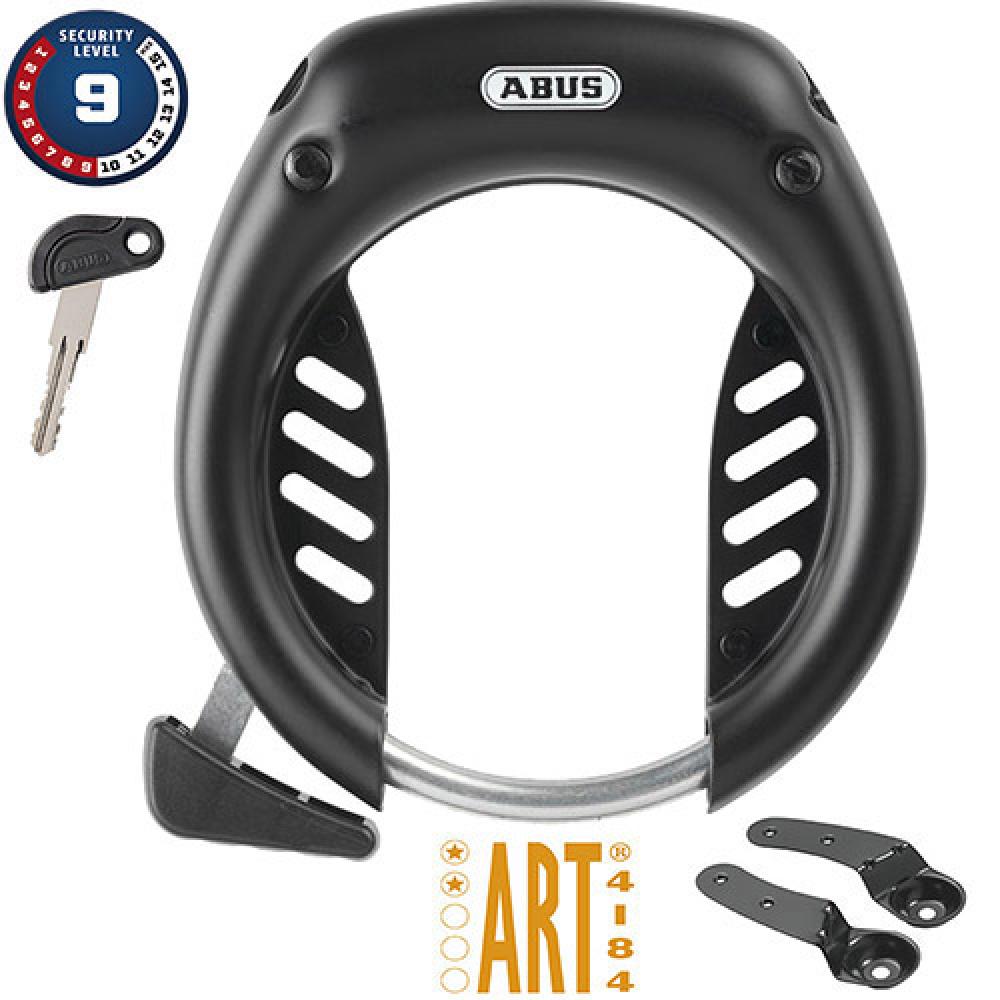 Abus Rahmenschloss 5650 Shield R B 59 mm H 109 mm D 8,5 mm schwarz
